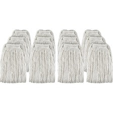 Genuine Joe Cotton Blend Mop Refill Rayon, Cotton, Polyester - 12 / Carton
