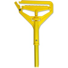 Genuine Joe Speed Change Mop Handle Yellow - Fiberglass - 1 Each