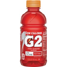 Gatorade Fruit Punch Low-Calorie Sports Drinks 12 fl oz (355 mL) - 24 / Carton