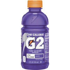 Gatorade G2 Grape Low-Calorie Sports Drinks 12 fl oz (355 mL) - Grape - 24 / Carton