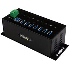 StarTech.com 7 Port Industrial USB 3.0 Hub with ESD USB 3.0 Type B - External - 7 USB Port(s) - 7 USB 3.0 Port(s) - TAA Compliant