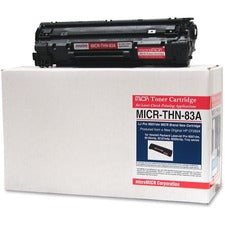 microMICR MICR Standard Yield Laser Toner Cartridge CF283A - Black - 1 Each 1500 Pages