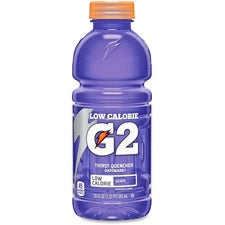 Gatorade G2 Grape Low-Calorie Sports Drinks 20 fl oz (591 mL) - Grape - 24 / Carton