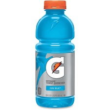 Gatorade Cool Blue Thirst Quencher 20 fl oz (591 mL) - Cool Blue Raspberry - 24 / Carton