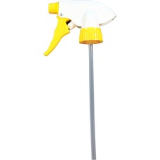 Genuine Joe Chemical Resistant Trigger Sprayer Yellow - 24 / Carton
