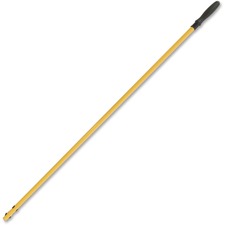 Rubbermaid Commercial Hygen Quick Connect Mop Handle 58" Length - Yellow - Aluminum - 1 Each