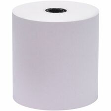Business Source 1-Ply Adding Machine Rolls 3" x 165 ft - Sustainable Forestry Initiative (SFI) - Lint-free, End of Paper Indicator, Single Ply - White - 50 / Carton