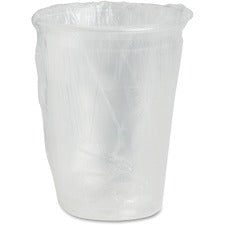 Coffee Pro 9oz Individually Wrapped Plastic Cups 9 fl oz - Clear - Plastic - 1000 / Carton