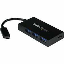 StarTech.com 4-Port USB 3.0 Hub - USB-C to 1x USB-C and 3x USB-A USB Type C - External - 4 USB Port(s) - 4 USB 3.1 Port(s)