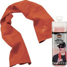 Ergodyne Evaporative Cooling Towel Orange - 1 Each