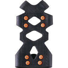 Ergodyne 6300 Ice Traction Device Rubber, Carbon Steel - Black