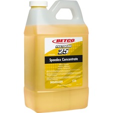 Betco Speedex FastDraw 25 Concentrate Heavy-Duty Degreaser For Multi Surface - Concentrate - 67.6 fl oz (2.1 quart) - Lemon Scent - Light Amber - 1 Each