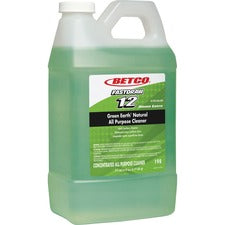 Betco Green Earth Natural All Purpose Cleaner For Carpet, Multi Surface - Concentrate - 67.6 fl oz (2.1 quart) - Clean Scent - Recommended For: Grass Remover, Soil Remover - Green - 1 Each