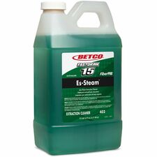 Betco FiberPRO Es-Steam FastDraw 15 Carpet Cleaner For Carpet, Rug - Concentrate - 67.6 fl oz (2.1 quart) - Recommended For: Grease Remover, Soil Remover - Green - 4 / Carton