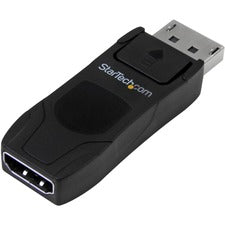StarTech.com DisplayPort to HDMI Converter - Passive DP to HDMI Adapter - 4K 1 x 20-pin DisplayPort DisplayPort 1.2 Digital Audio/Video Male - 1 x 19-pin HDMI HDMI 1.4 Digital Audio/Video Female - 3840 x 2160 Supported - Black - 1 Each