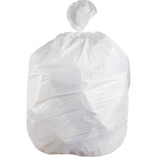 Heritage Super Tuf 33-gallon Can Liners 33 gal Capacity - 39" Length x 33" Width x 0.90 mil (23 Micron) Thickness - Low Density - White - Linear Low-Density Polyethylene (LLDPE) - Can - 150 / Carton