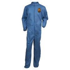 Kleenguard A20 Coveralls - Zipper Front, Elastic Back, Wrists & Ankles 3-Xtra Large - Flying Particle, Contaminant, Dust Protection - Blue - Zipper Front, Elastic Wrist & Ankle, Breathable, Comfortable - 20 / Carton