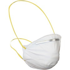 ProGuard Particulate Respirators Mist, Dust, Respiratory, Pollen Protection - White - Comfortable, Adjustable Nose-piece, Disposable - 20 / Box