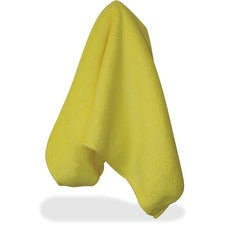 Impact Yellow Microfiber Cloths For Multipurpose - 16" Length x 16" Width - Recommended For: Dust Remover, Dirt Remover - Yellow - 12 / Bag