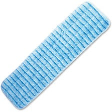 Impact Microfiber Flat Wet Mop 5" Width x 18" Length - MicroFiber, Polypropylene - 12 / Bag