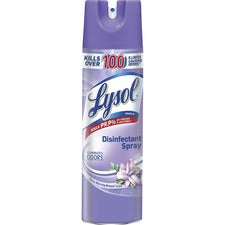 Lysol Early Morning Breeze Disinfectant Spray For Multipurpose - 19 fl oz (0.6 quart) - Early Morning Breeze Scent - Recommended For: Germs Remover, Odor Remover, Fungi Remover, Virus Remover, Bacteria Remover - Anti-bacterial, Deodorize - Clear - 12 / Ca