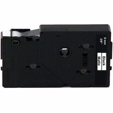 P-touch TC Laminated Tape Cartridges 3/8" Width - Direct Thermal - Matte - Clear - 2 / Pack