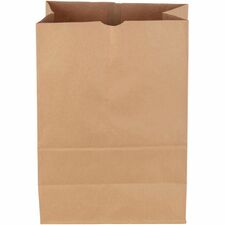 DURO Food Bag Brown - Kraft, Paper - Grocery - 400 / Carton