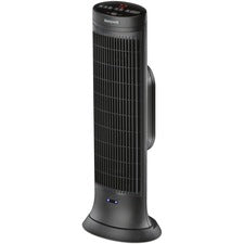 Honeywell Motion Sensor Ceramic Heater Ceramic - 1500 W - 2 x Heat Settings - Timer - 1500 W - Oscillation - Indoor - Tower - Dark Gray