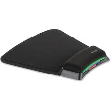 Kensington SmartFit Mouse Pad 10.38" Width x 10.25" Depth - Black - Gel, Fabric - 1 Each