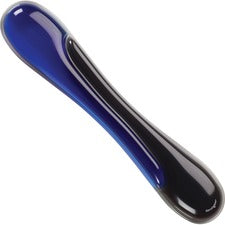 Kensington Duo Gel Wristrest Wave 0.41" Height x 18.88" Width x 3.50" Depth - Black & Blue - 1 Each