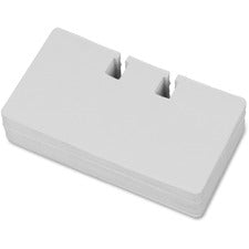 Lorell Desktop Rotary Card File Refills For 4" x 2.13" Size Card - White