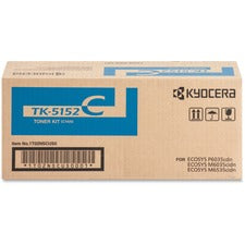 Kyocera TK-5152C Original Laser Toner Cartridge - Cyan - 1 Each 10000 Pages