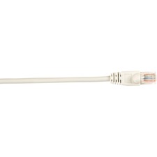 Black Box Connect Cat.5e UTP Patch Network Cable 7 ft Category 5e Network Cable for Network Device - First End: 1 x RJ-45 Network - Male - Second End: 1 x RJ-45 Network - Male - 1 Gbit/s - Patch Cable - Gold Plated Contact - CM - 26 AWG - Gray - 1 Each