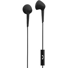 Maxell Jelleez Earset Stereo - Wired - 20 Hz to 23 kHz - Earbud - Binaural - Outer-ear - 3 ft Cable - Black