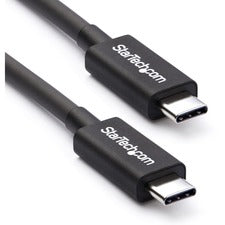 StarTech.com 2m Thunderbolt 3 (20Gbps) USB-C Cable 6.56 ft USB Data Transfer Cable for Docking Station, Portable Hard Drive, Monitor, MacBook, Chromebook, Notebook, Smartphone, Computer - First End: 1 x 24-pin USB 3.1 Type C - Male - Second End: 1 x 24-pi