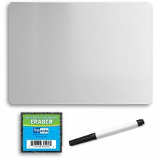 Flipside Dry Erase Board Set Class Pack 9.5" (0.8 ft) Width x 12" (1 ft) Height - White Surface - Rectangle - 12 / Pack