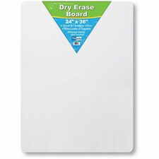 Flipside Unframed Dry Erase Board 24" (2 ft) Width x 36" (3 ft) Height - White Surface - Rectangle - 1 Each