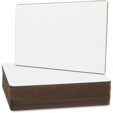Flipside Unframed Dry Erase Lap Board Class Pack 9" (0.8 ft) Width x 12" (1 ft) Height - White Surface - Rectangle - 24 / Pack