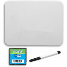 Flipside Magnetic Dry Erase Board Set Class Pack 9" (0.8 ft) Width x 12" (1 ft) Height - White Surface - Rectangle - Magnetic - 12 / Pack