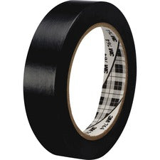 3M General-Purpose Vinyl Tape 764 36 yd Length x 1" Width x 5 mil Thickness - Black - Rubber - 4 mil - Polyvinyl Chloride (PVC) Backing - 1 Roll