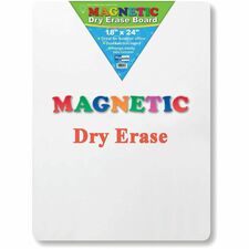 Flipside Magnetic Dry Erase Board 18" (1.5 ft) Width x 24" (2 ft) Height - White Surface - Rectangle - Magnetic - 1 Each
