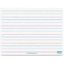 Flipside Double-sided Magnetic Dry Erase Board 9" (0.8 ft) Width x 12" (1 ft) Height - White Surface - Rectangle - Magnetic - 1 Each