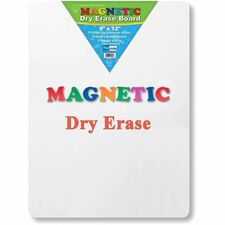 Flipside Magnetic Dry Erase Board 9" (0.8 ft) Width x 12" (1 ft) Height - White Surface - Rectangle - Magnetic - 1 Each