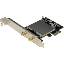 StarTech.com IEEE 802.11ac Wi-Fi Adapter for Desktop Computer, Video Server - TAA Compliant PCI Express - 600 Mbit/s - 2.40 GHz ISM - 5 GHz UNII