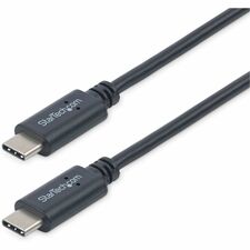 StarTech.com USB-C Cable - M/M - 1 m (3 ft.) - USB 2.0 3.28 ft USB-C Data Transfer Cable for MacBook, Chromebook, Notebook, Smartphone, Tablet, Wall Charger, Computer - First End: 1 x 24-pin USB 2.0 Type C - Male - Second End: 1 x 24-pin USB 2.0 Type C -