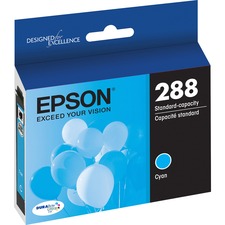 Epson DURABrite Ultra T288 Original Standard Yield Inkjet Ink Cartridge - Cyan - 1 Each 165 Pages