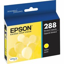 Epson DURABrite Ultra T288 Original Standard Yield Inkjet Ink Cartridge - Yellow - 1 Each 165 Pages