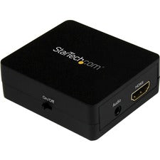 StarTech.com HDMI Audio Extractor - 1080p Functions: Audio Extraction - 1920 x 1080 - Full HD - USB - Audio Line Out - 1 Each