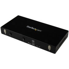 StarTech.com 2-Port KVM Console Adapter - Rackmount Crash Cart Adapter 2 Computer(s) - 1 Local User(s) - WUXGA - 1920 x 1200 Maximum Video Resolution - 8 x USB - 3 x VGA - 120 V AC, 240 V AC Input Voltage - Rack-mountable - For PC, Mac, Linux - TAA Compli
