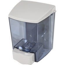 Encore Soap Dispenser Manual - 30 fl oz Capacity - White, Clear - 12 / Carton